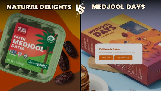 Natural Delights vs Medjool Days: What is the healthiest brand of dates?