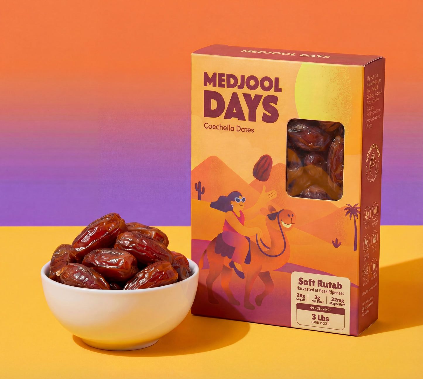 Soft Rutab Medjool Dates