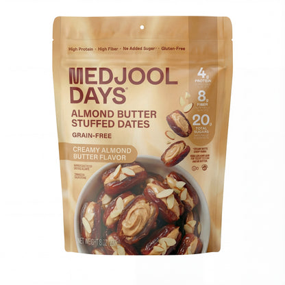 Almond Butter Stuffed Dates