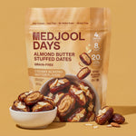 Almond Butter Stuffed Dates