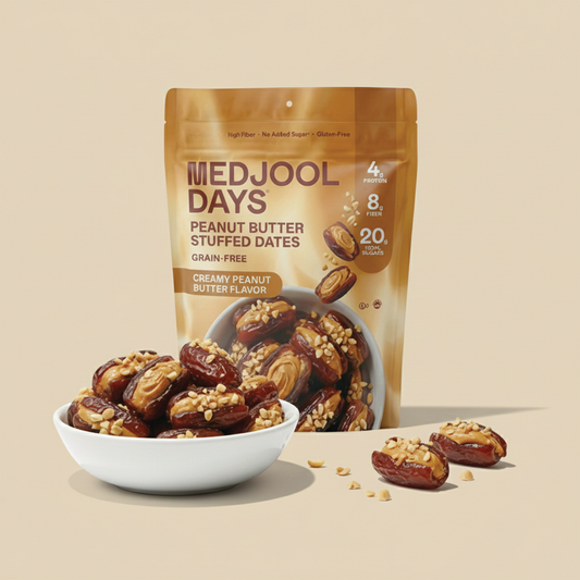 Peanut Butter Stuffed Dates