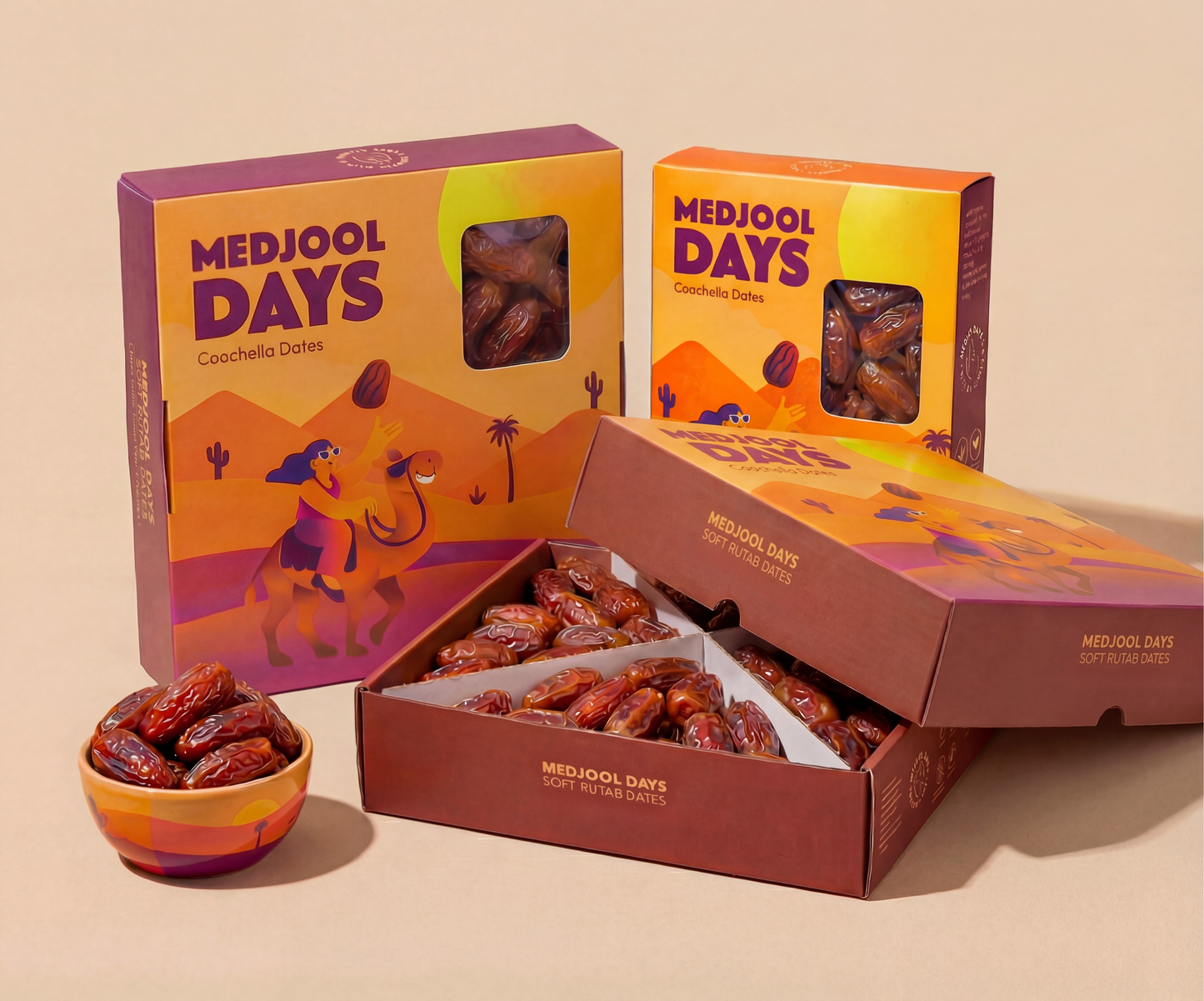 Soft Rutab Medjool Dates