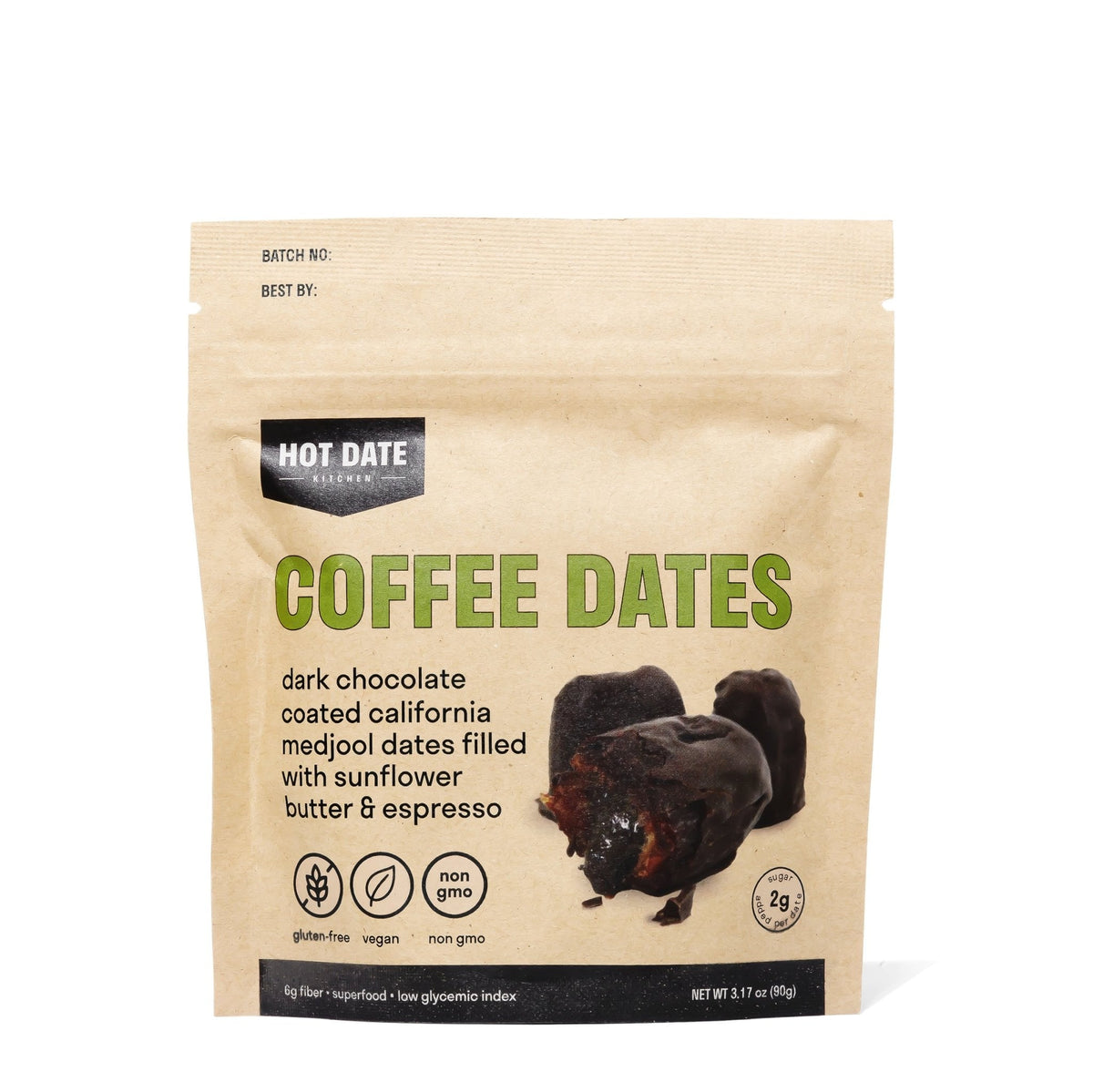 Coffee Dark Chocolate Medjool Dates - 4 Pack