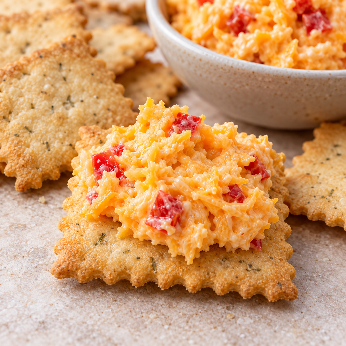 Pimento Cheese & Rosemary Crackers | 2-Pack