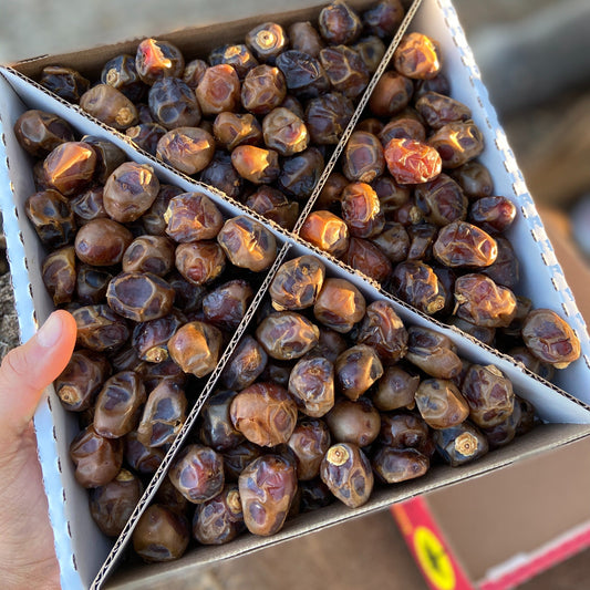 Brown Bahri Dates in Box 